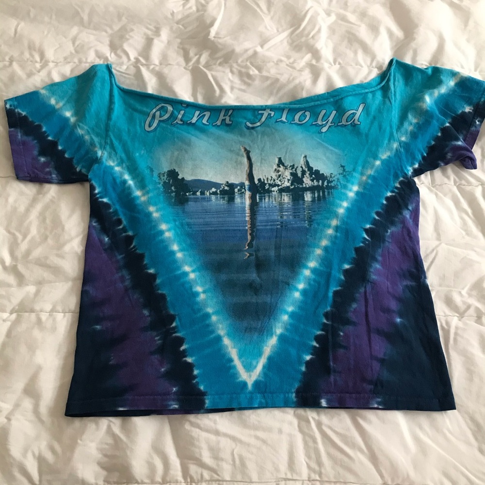 PINK FLOYD “wish you were here” tie dye custom tee